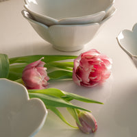 White Flower Bowl (Set of 6)