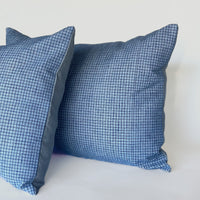 Blue Gingham Pillow