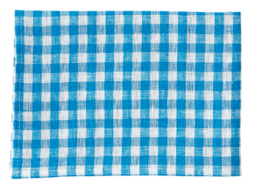 Checkered Linen Kitchen Cloth (Set of 2)