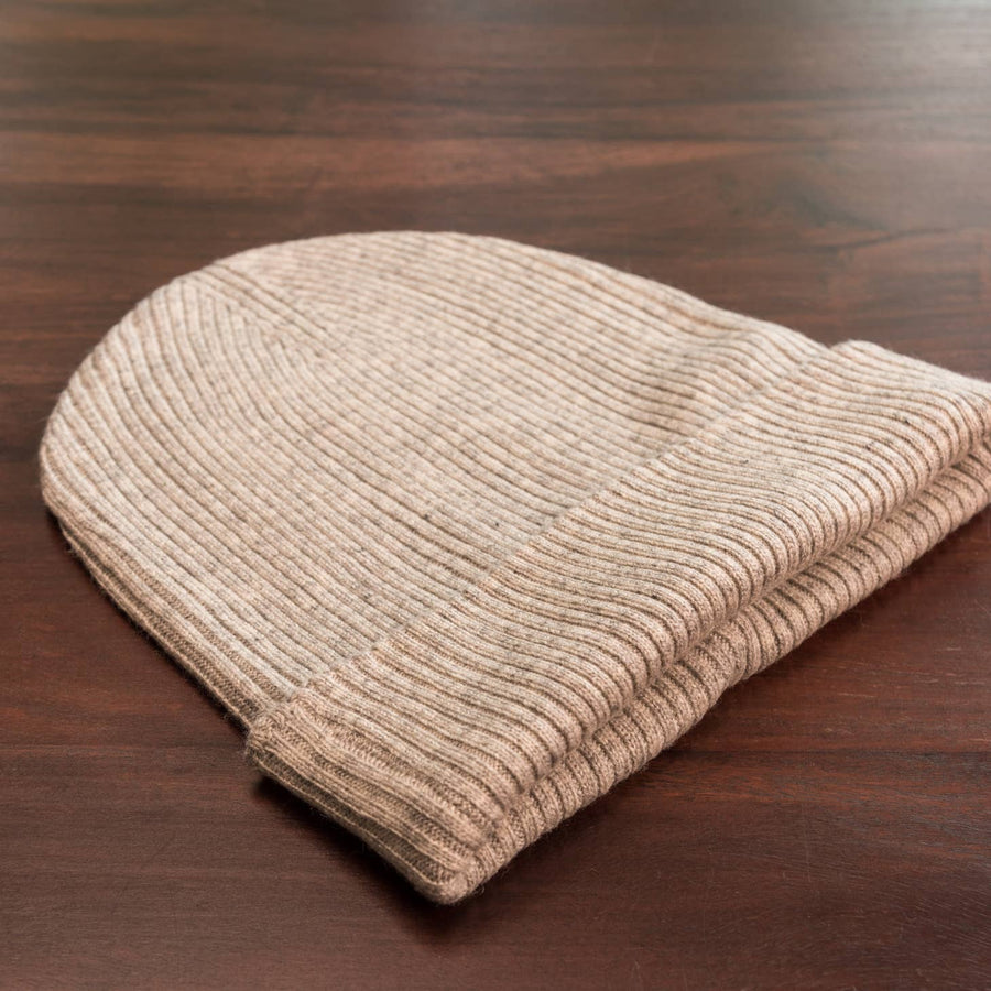 Ribbed Nepalese Cashmere Hat