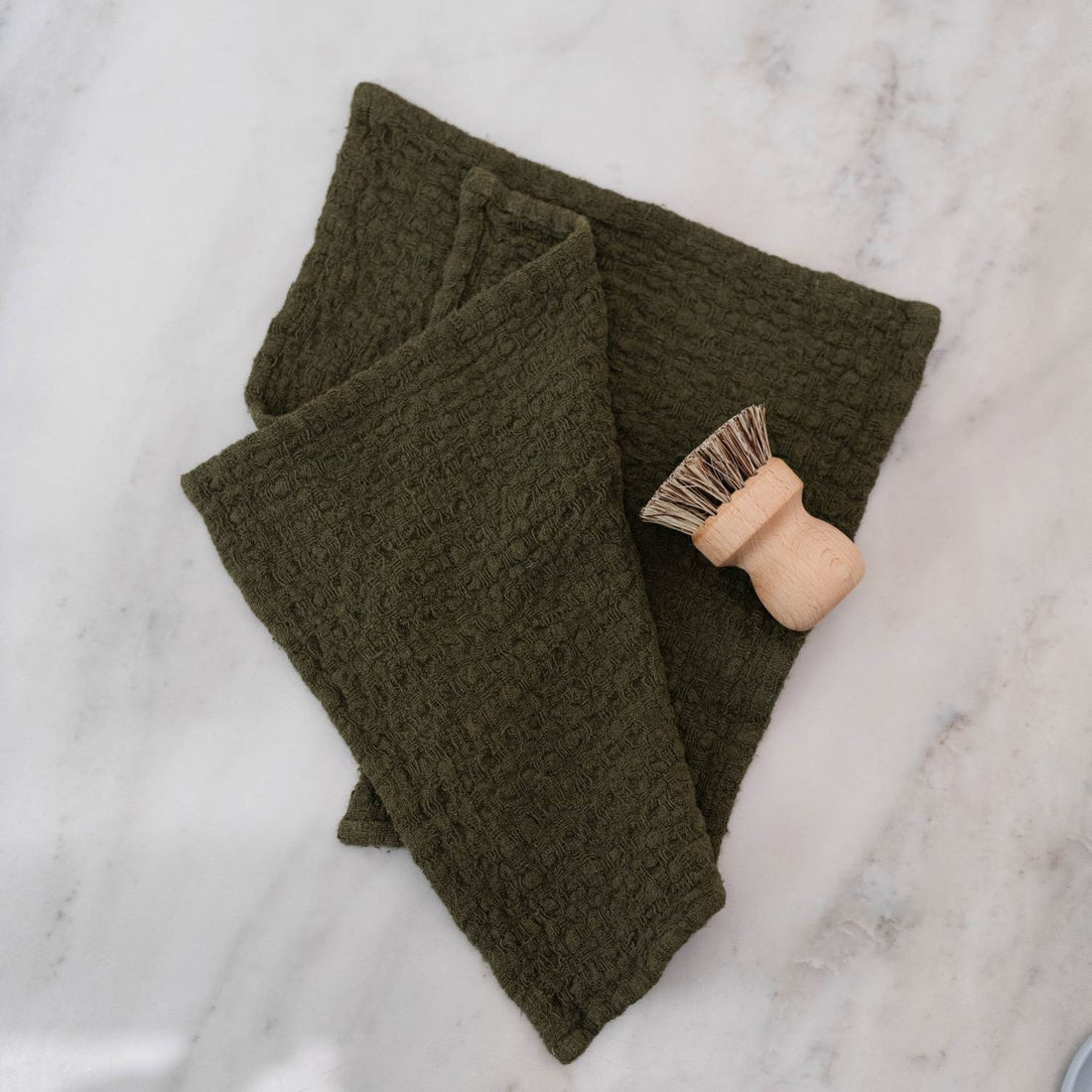 Martini Olive Green Dishcloths (set of two)