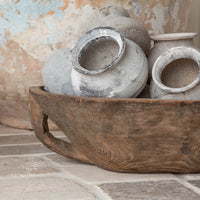 French White Clay Pots