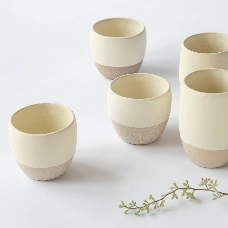 Short Clay Cup (Set of 4)