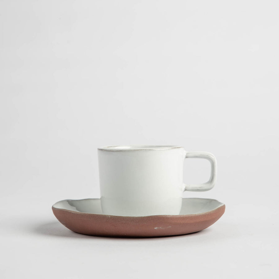 Organic Edge Espresso Cup & Saucer