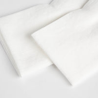 White Linen Napkins (Set of 2)