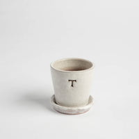 Petite White Terracotta Pot