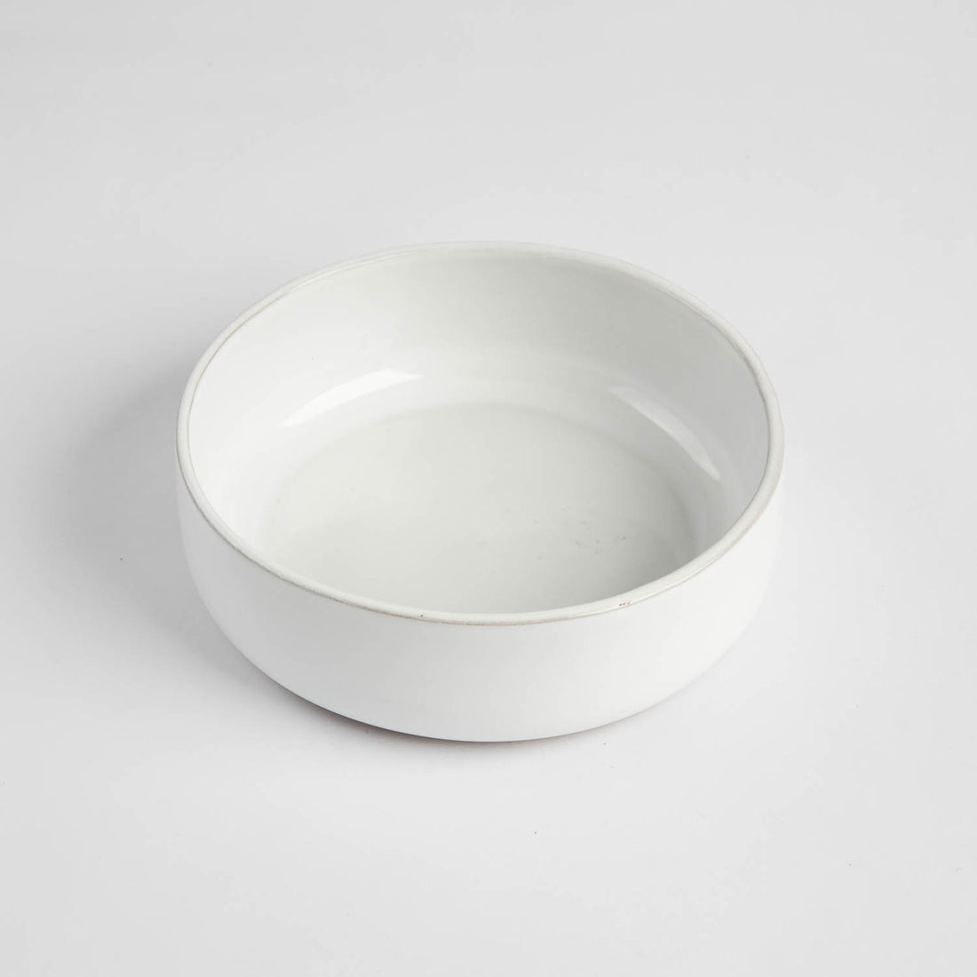 White Glaze Ceramic Bowl (Set of 2)