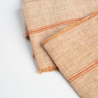 Linen Stripe Napkins - Orange