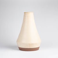 Cream Clay Vase - Large