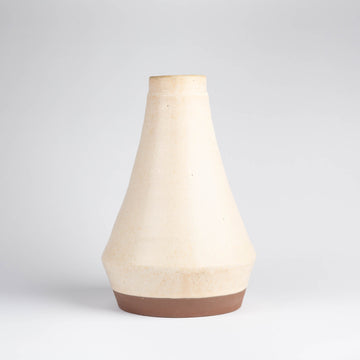 Cream Clay Vase - Large