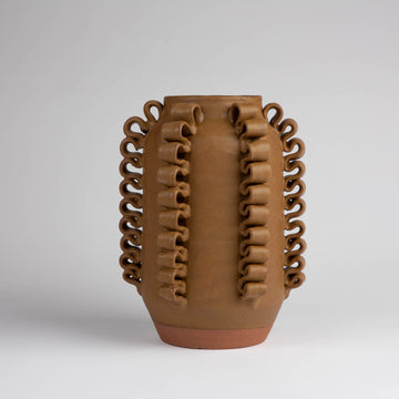 Cinnamon Clay Vase - Medium