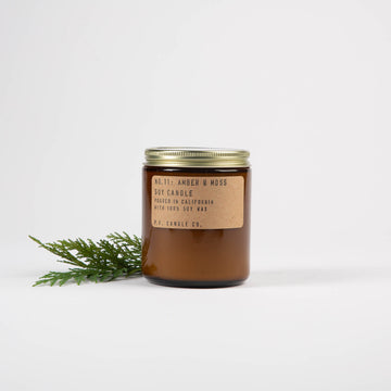 Amber & Moss Candle