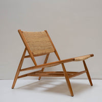 Teak & Rattan Chair