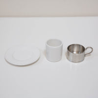 Espresso Cup with Ceramic Saucer