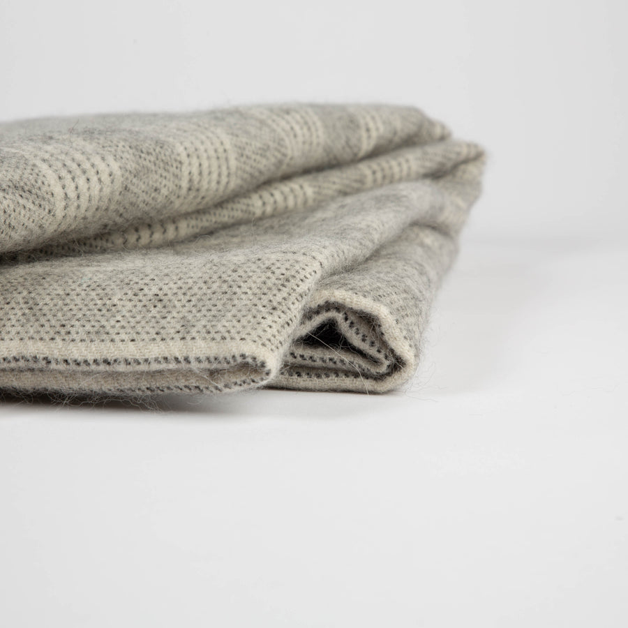 Wool Blend Stripe Blanket