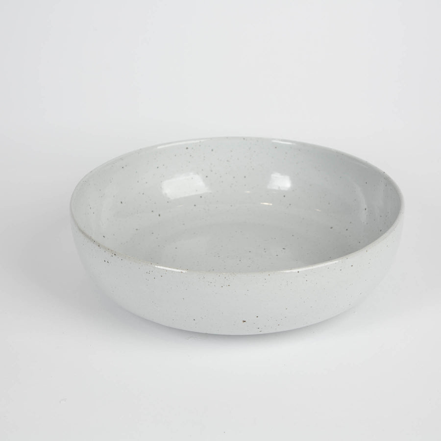 Glazed serving bowl