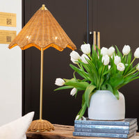 Woven Parasol Table Lamp