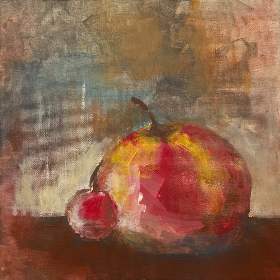 Acrylic on Canvas Fruit Painting